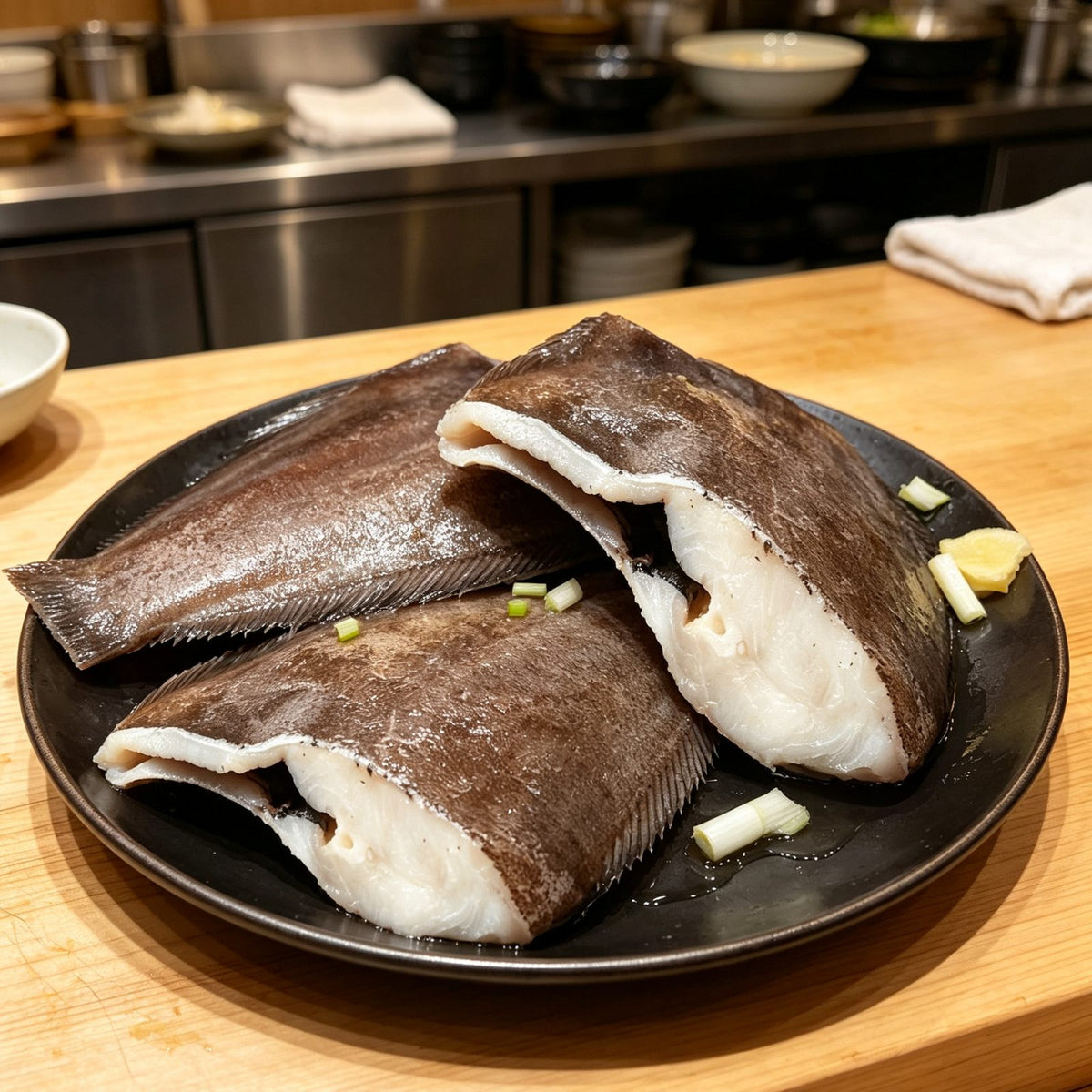 Delicate Flounder Fillets Ready to Cook