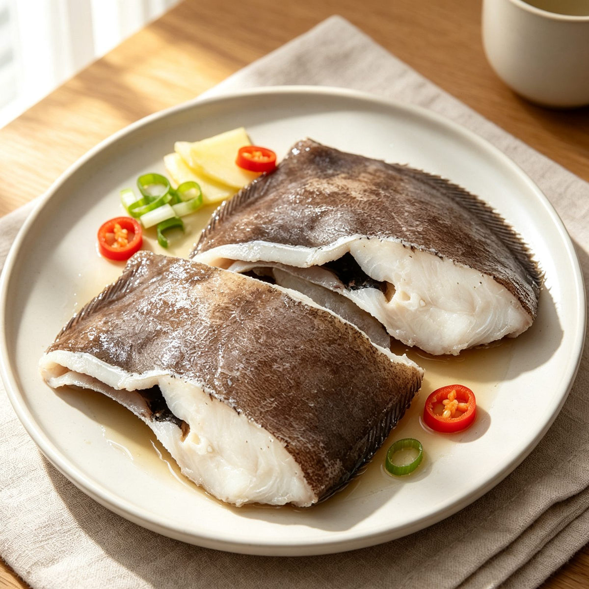 Delicate Flounder Fillets Ready to Cook